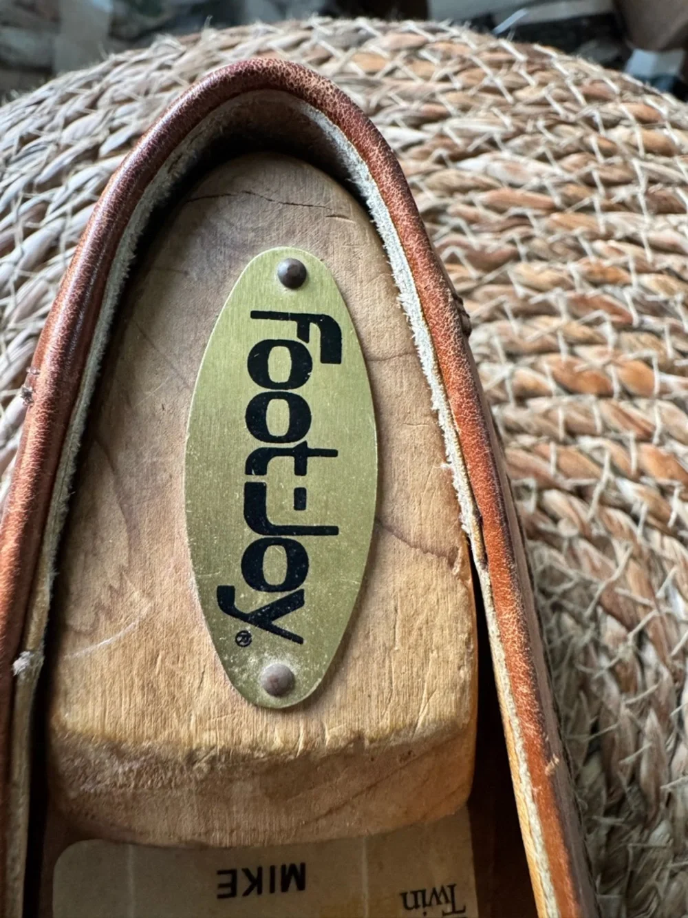 Amazing vintage FootJoy Brown Leather Tassel Kiltie Loafers - Men's Italian - Picture 8 of 9